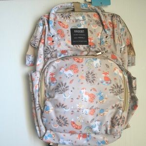 🦊 NEW!! Fox/wilderness  Diaper/Nappy Bag🌲